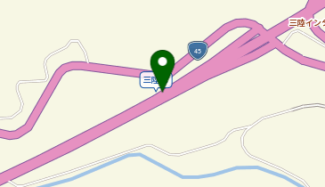 三陸沿岸道路 三陸IC 下り 出口の地図画像