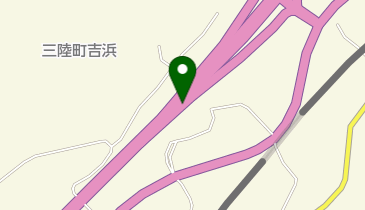 三陸沿岸道路 吉浜IC 上り 入口の地図画像