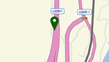 三陸沿岸道路 山田南IC 下り 入口の地図画像