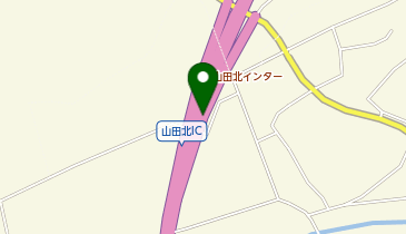 三陸沿岸道路 山田北IC 上り 入口の地図画像