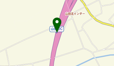 三陸沿岸道路 山田北IC 下り 出口の地図画像