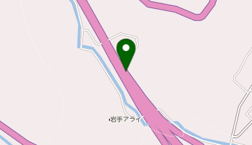 三陸沿岸道路 岩泉龍泉洞IC 上り 出口の地図画像