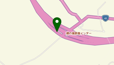 三陸沿岸道路 鵜の巣断崖IC 下り 入口の地図画像