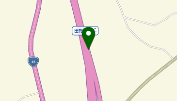 三陸沿岸道路 田野畑南IC 上り 出口の地図画像