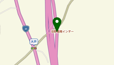 三陸沿岸道路 田野畑南IC 上り 入口の地図画像