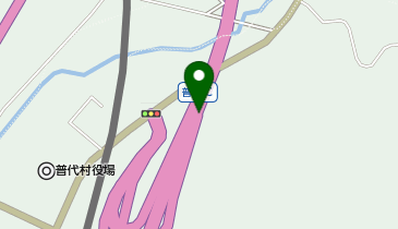 三陸沿岸道路 普代IC 上り 出口の地図画像