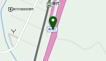 三陸沿岸道路 普代IC 下り 出口の地図画像