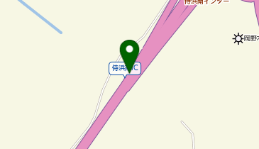 三陸沿岸道路 侍浜南IC 下り 出口の地図画像