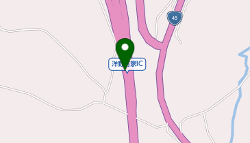 三陸沿岸道路 洋野有家IC 下り 出口の地図画像