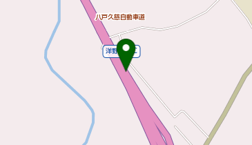 三陸沿岸道路 洋野種市IC 上り 出口の地図画像