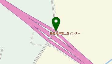 三陸沿岸道路 種差海岸階上岳IC 上り 入口の地図画像