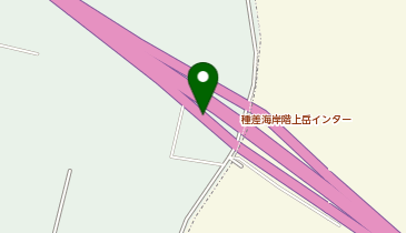 三陸沿岸道路 種差海岸階上岳IC 下り 入口の地図画像