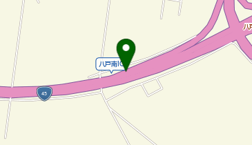 三陸沿岸道路 八戸南IC 上り 出口の地図画像