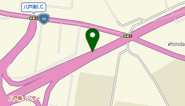 三陸沿岸道路 八戸南IC 上り 入口の地図画像