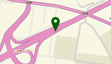 三陸沿岸道路 八戸南IC 下り 出口の地図画像