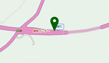 九州中央自動車道 舞野IC 下り 入口の地図画像