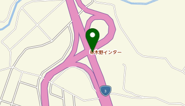 川内道路 串木野IC 下り 入口の地図画像