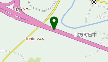 九州中央自動車道 北方IC 上り 出口の地図画像