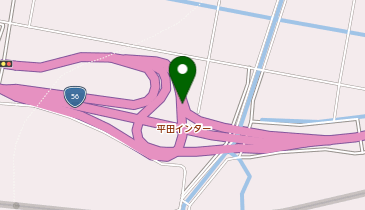 中村宿毛道路 平田IC 上り 入口の地図画像