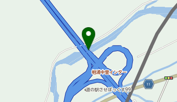 佐々佐世保道路 相浦中里IC 下り 出口の地図画像