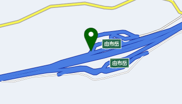 大分自動車道 由布岳スマートIC 下り 出口の地図画像