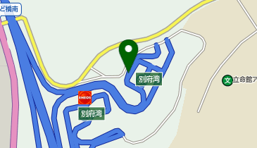 東九州自動車道 別府湾スマートIC 下り 出口の地図画像