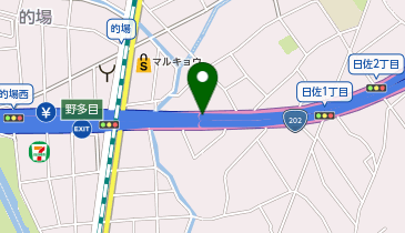 福岡高速環状線 野多目出入口 内回り 入口の地図画像