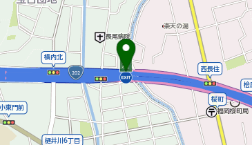 福岡高速環状線 堤出入口 内回り 入口の地図画像