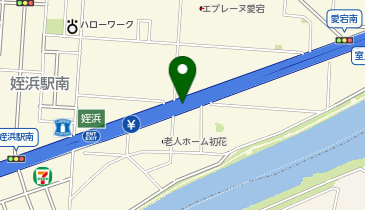 福岡高速環状線 姪浜出入口 外回り 入口の地図画像