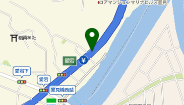 福岡高速環状線 愛宕出入口 外回り 入口の地図画像