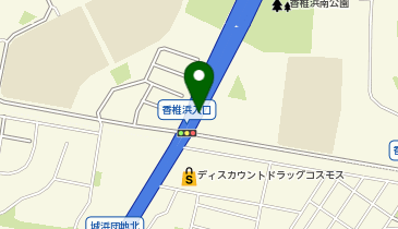 福岡高速1号香椎線 香椎浜出入口 下り 入口の地図画像