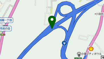 北九州高速4号線 小嶺出入口 下り 入口の地図画像