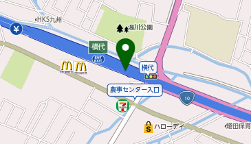 北九州高速1号線 横代出入口 下り 入口の地図画像