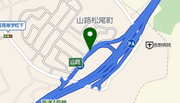 北九州高速4号線 山路出入口 上り 入口の地図画像