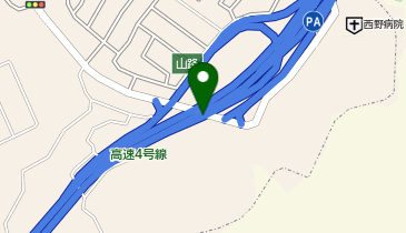 北九州高速4号線 山路出入口 下り 入口の地図画像