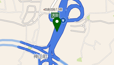 北九州高速4号線 大谷出入口 下り 出口の地図画像