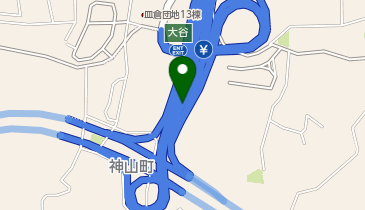 北九州高速4号線 大谷出入口 下り 入口の地図画像