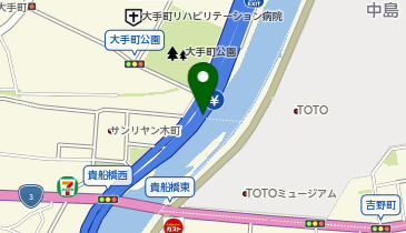 北九州高速1号線 大手町出入口 上り 入口の地図画像