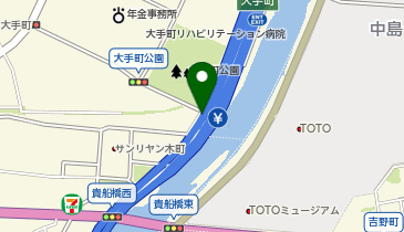 北九州高速1号線 大手町出入口 下り 出口の地図画像