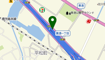 北九州高速2号線 小倉駅北出入口 上り 出口の地図画像