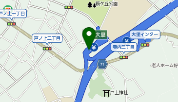 北九州高速4号線 大里出入口 上り 入口の地図画像