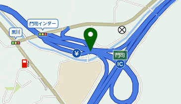 関門橋 門司IC 下り 出口の地図画像