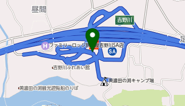 徳島自動車道 吉野川スマートIC 上り 入口の地図画像