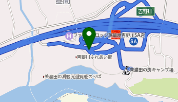 徳島自動車道 吉野川スマートIC 下り 出口の地図画像