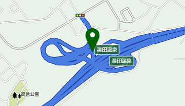 中国自動車道 湯田温泉スマートIC 上り 出口の地図画像