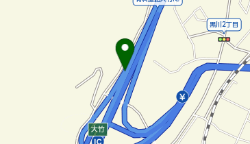 広島岩国道路 大竹IC 上り 入口の地図画像