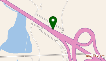 京奈和自動車道 紀の川IC 上り 出口の地図画像