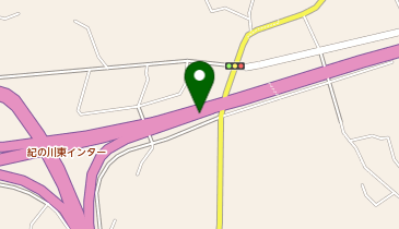 京奈和自動車道 紀の川東IC 下り 出口の地図画像