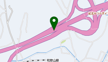 京奈和自動車道 紀北かつらぎIC 下り 入口の地図画像