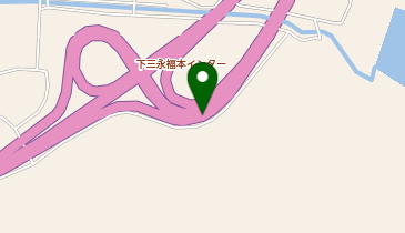 東広島呉道路 下三永福本IC 上り 出口の地図画像